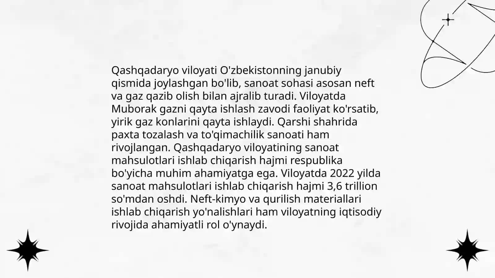 Qashqadaryo viloyati iqtisodiyoti 3