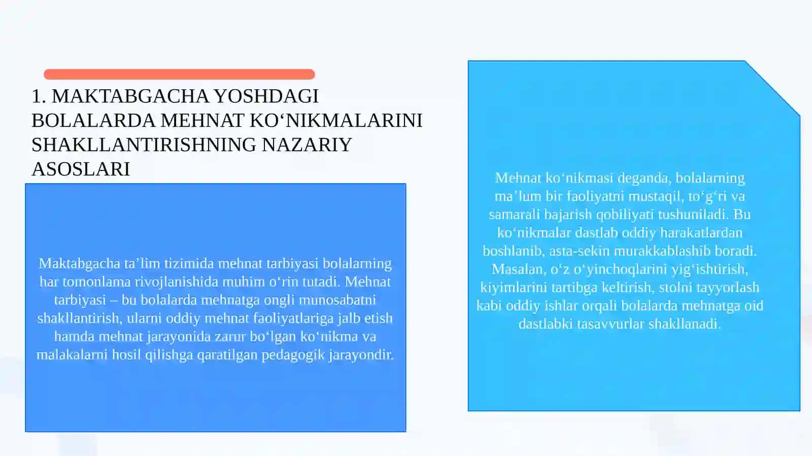 Maktabgacha yoshdagi bolalarda mehnat ko‘nikmalarini shakllantirishda rivojlantiruvchi markazlarning 3