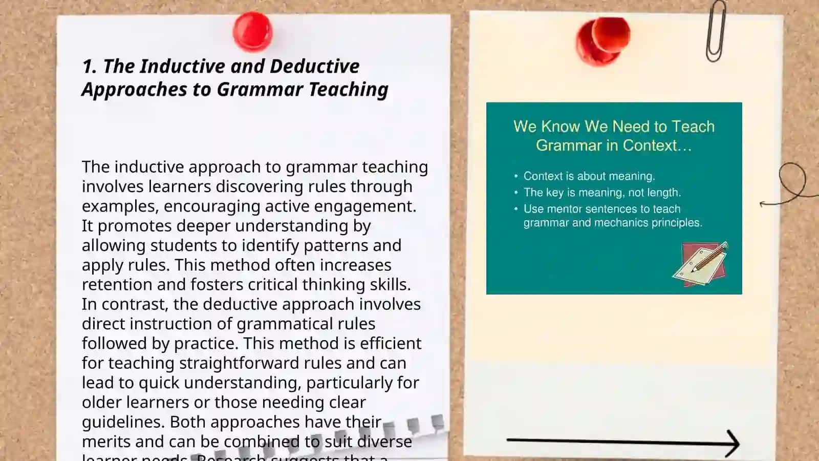 Principles of teaching grammars 3