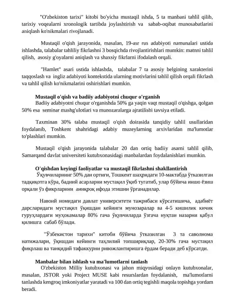 O'qish jarayonini tashkil etish va vaqtni boshqarish 3