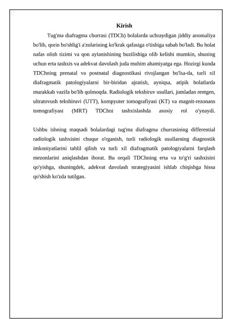 Tug'ma diafragma churralarining radiologik diagnostikasi 3