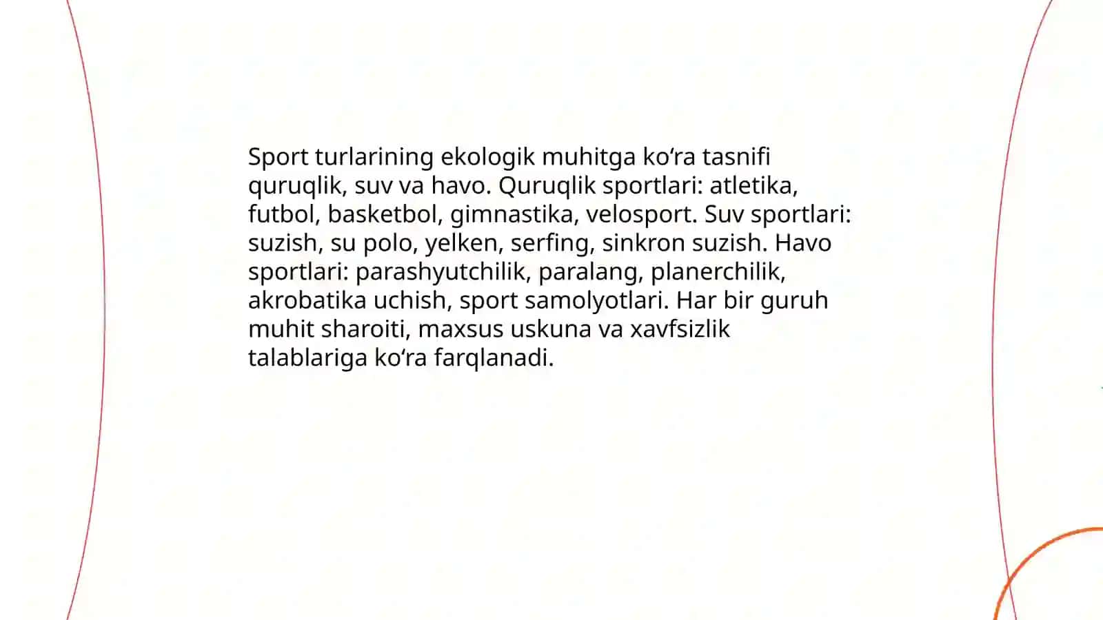 Sport turlari va ularni tasniflanishi 3
