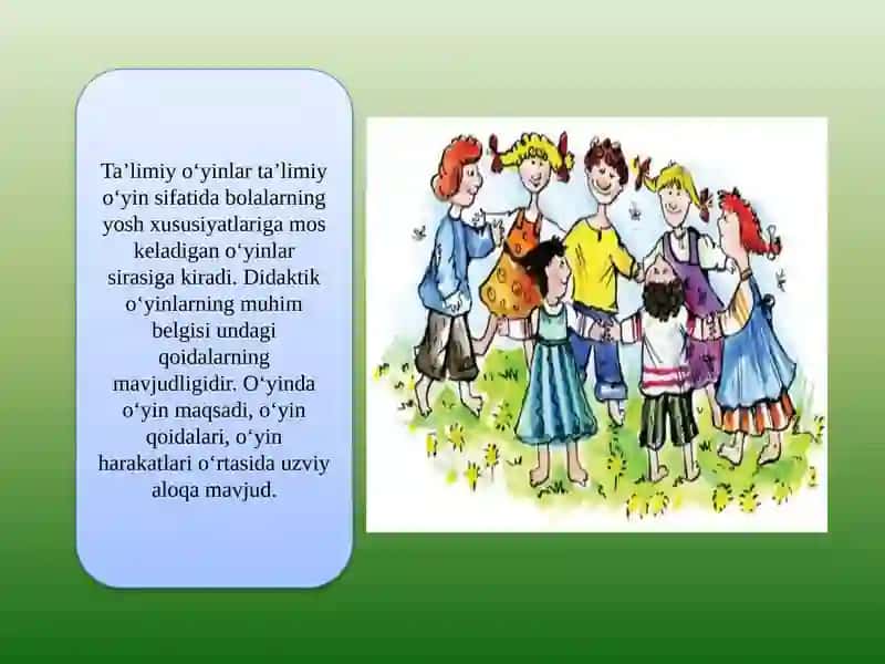 Maktabgacha ta’lim tashkilotlarida oʻyin turlari 3