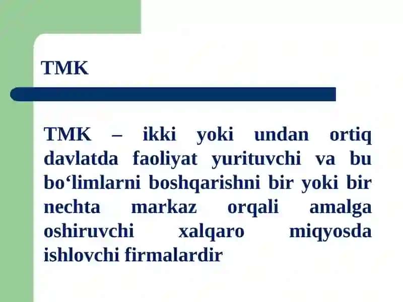 Transmilliy korporatsiyalar strategiyalari 3