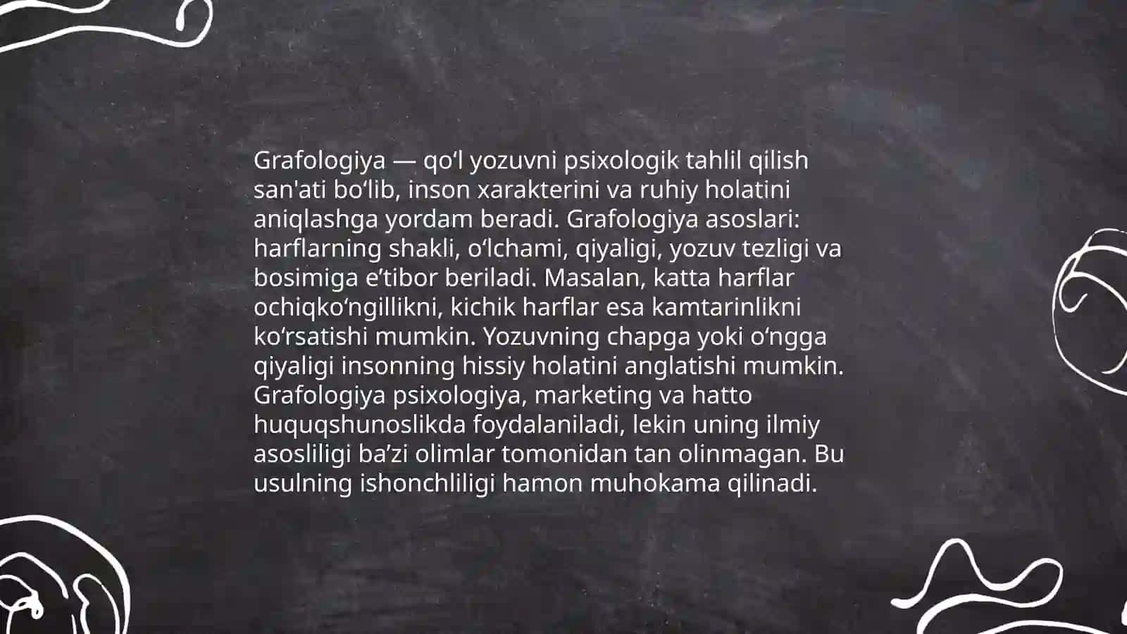 Grafologiyaga oid metodikalar 3