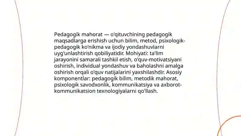 Pedagogik mahorat 3