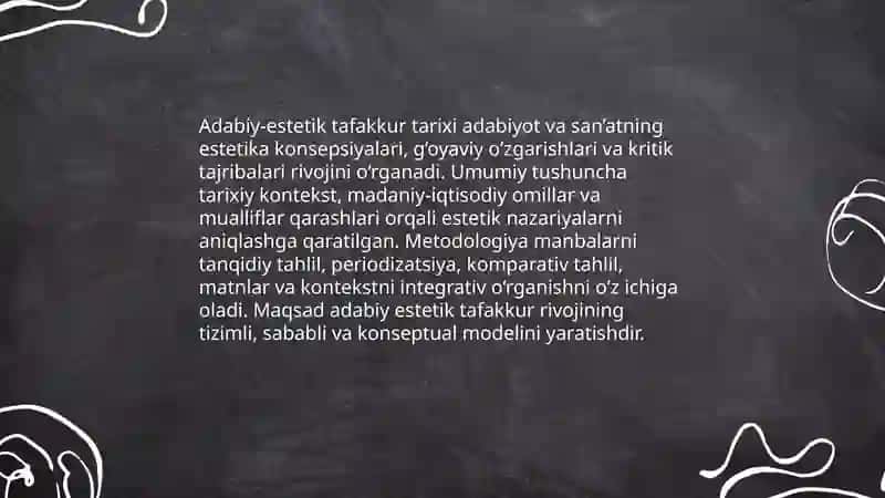 Adabiy-estetik tafakkur tarixi 3