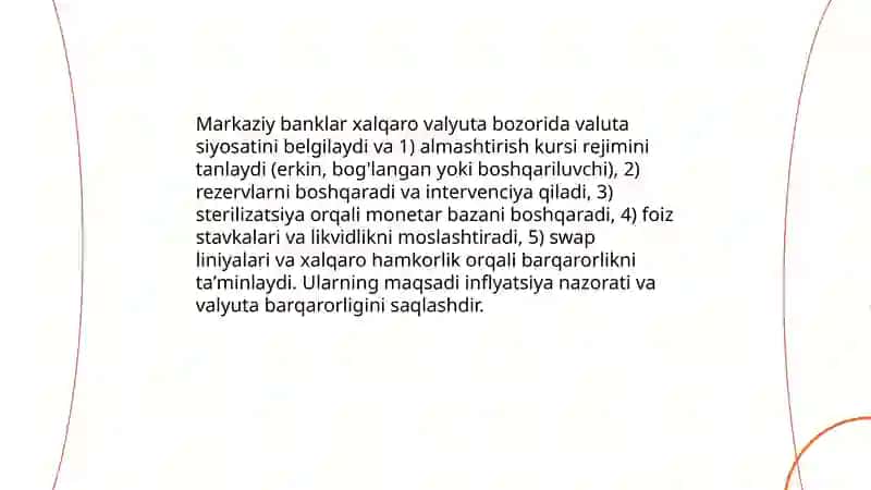 Xalqara valyuta bozori ishtirokchilari 3