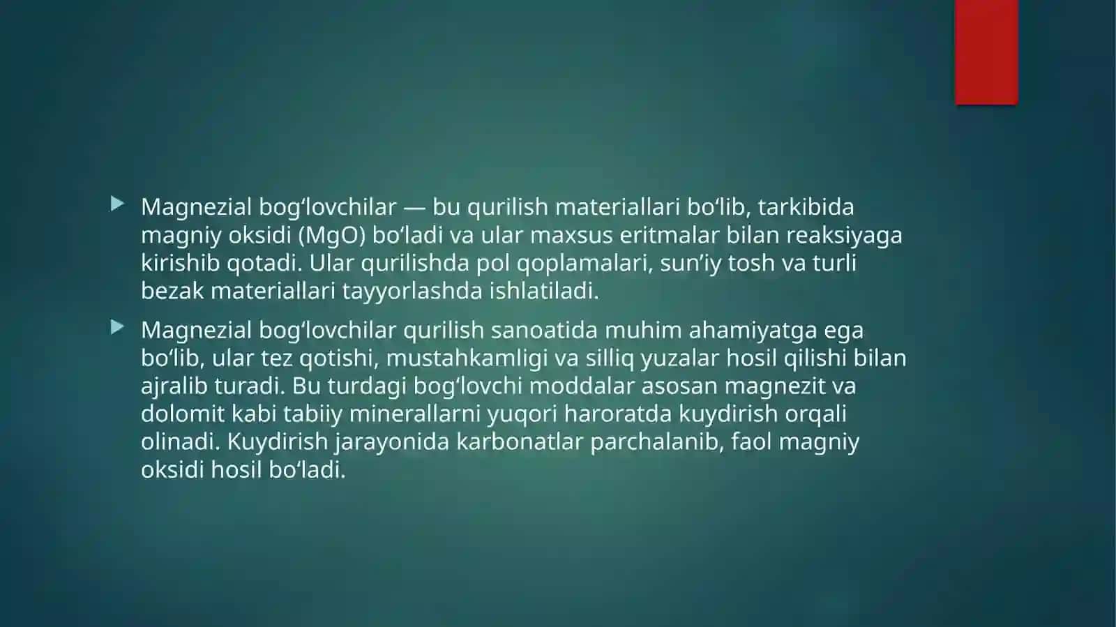 Magnezial bog’lovchilar 3