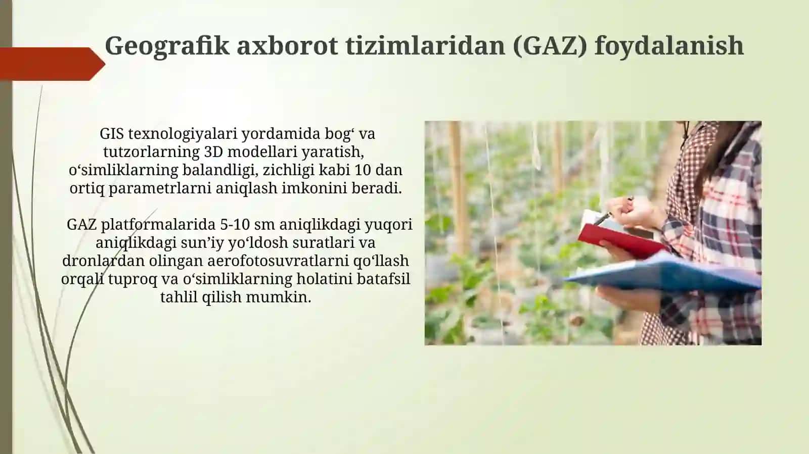 Geografik axborot tizimlaridan (GAZ) foydalanish 3