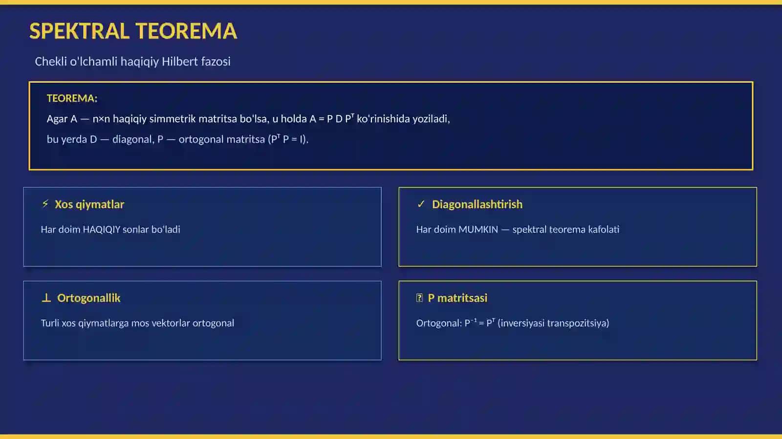 O'ZIGA-O'ZI QO'SHMA 3