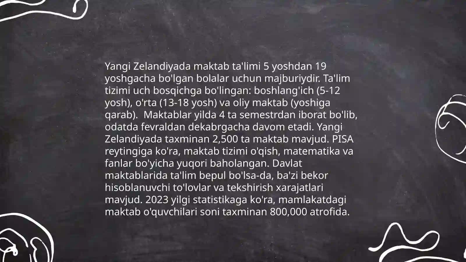 Yangi Zelandiyada maktab ta'limi 3