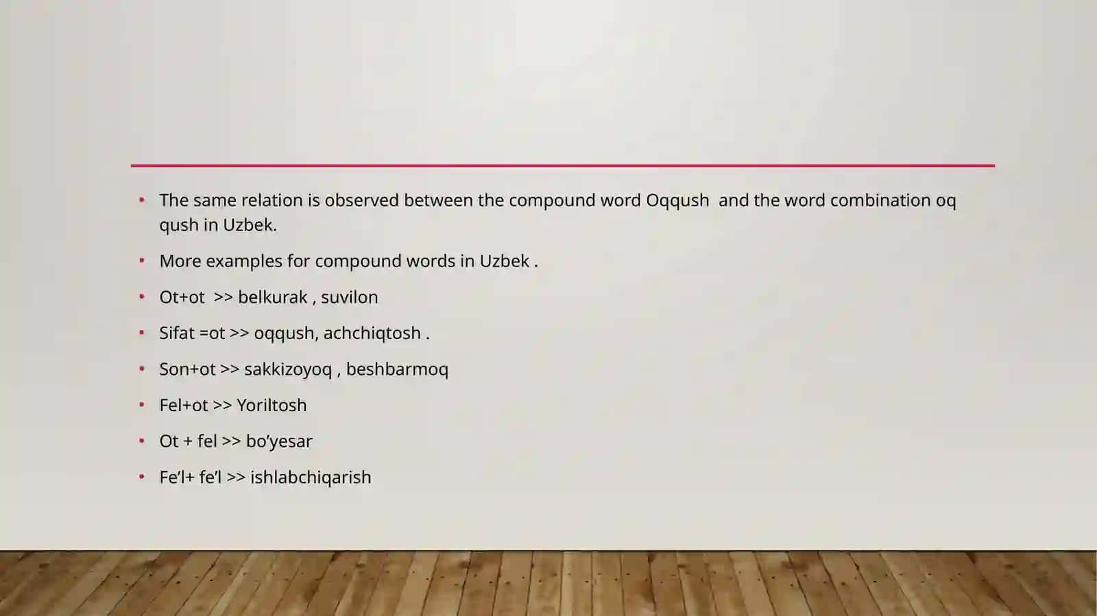Word composition 3