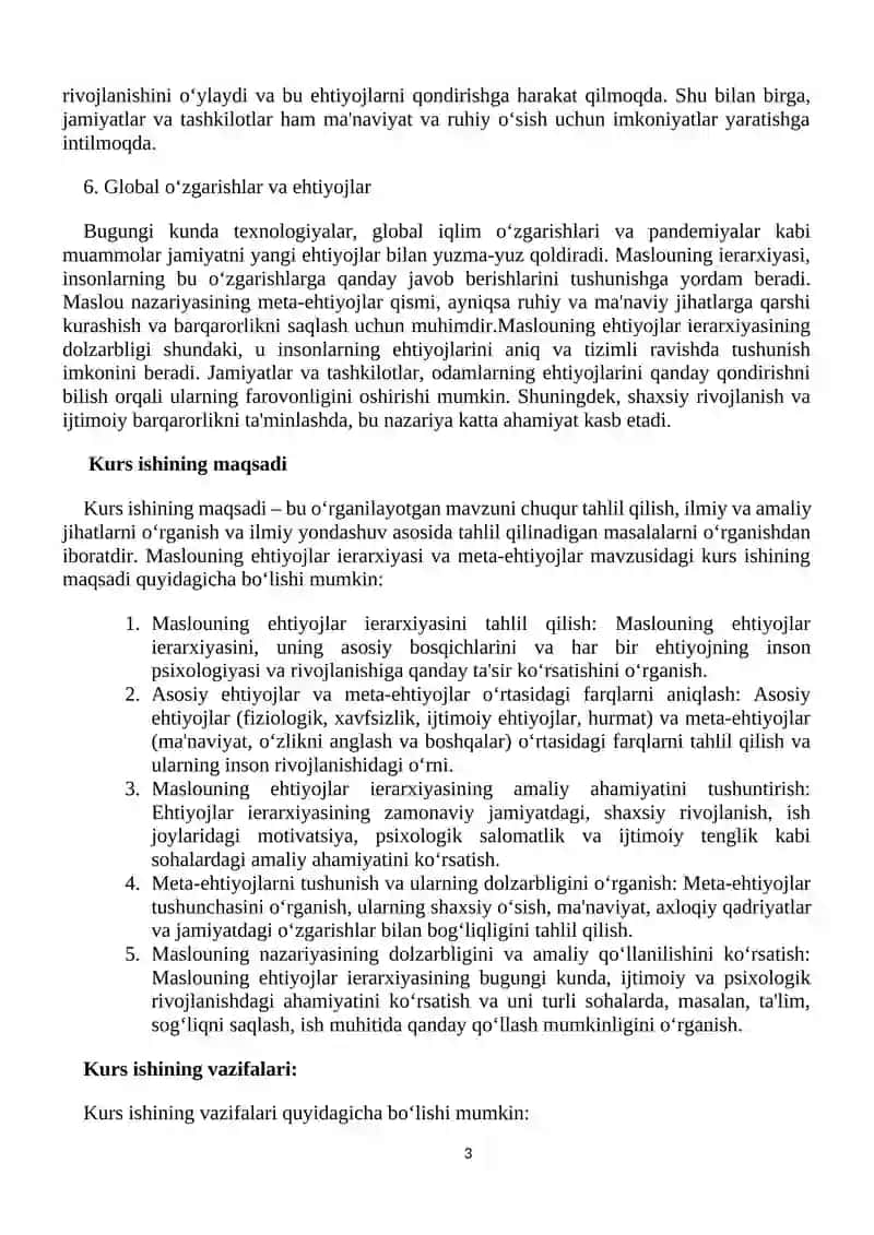 Maslou Nazariyasi 3