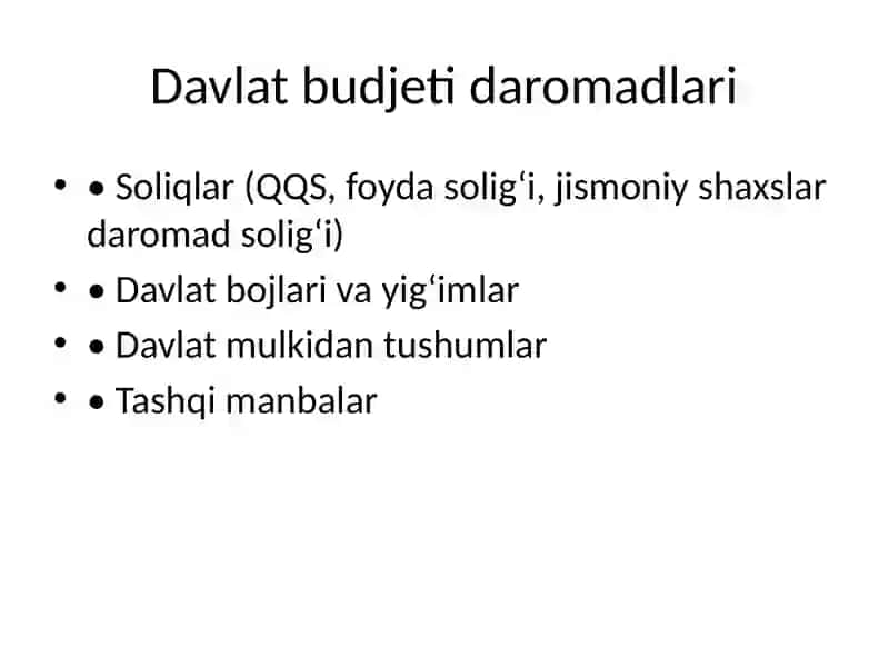 Davlat budjeti va davlat qarzlari 3