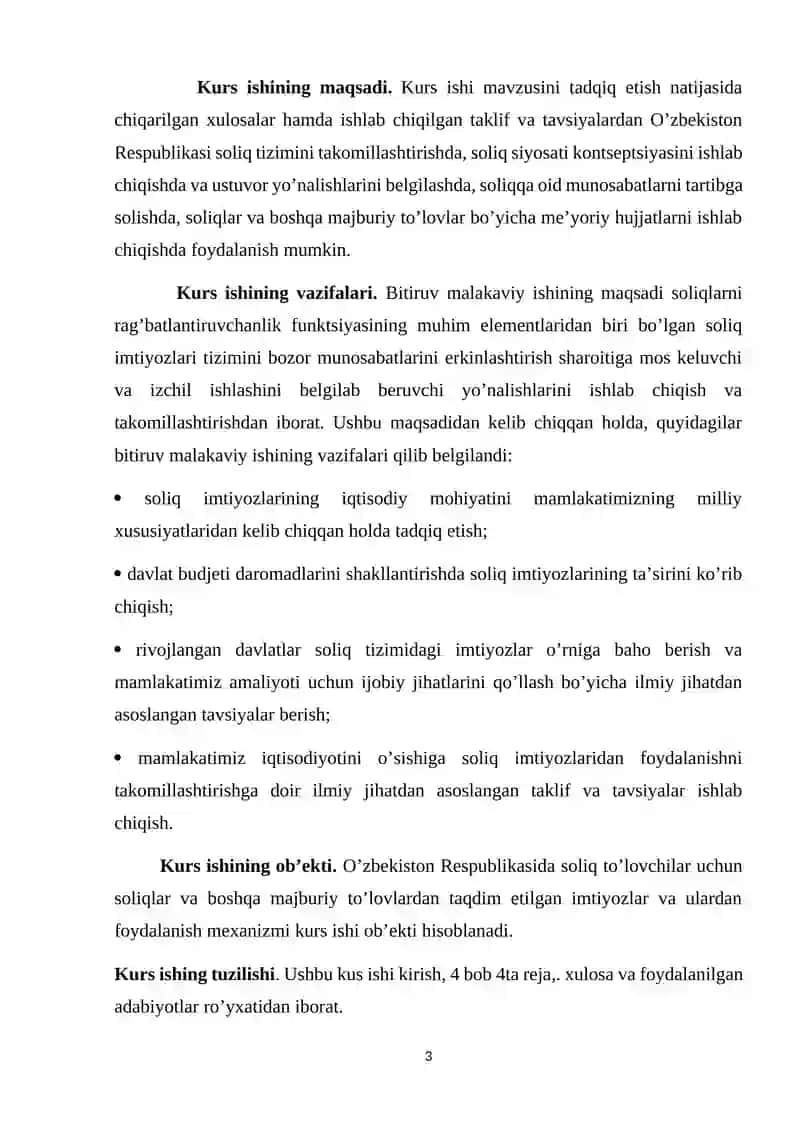 Soliqlarning xususiy tadbirkorlikni ragʻbatlantirishdagi rolini oshirish masalalari 3
