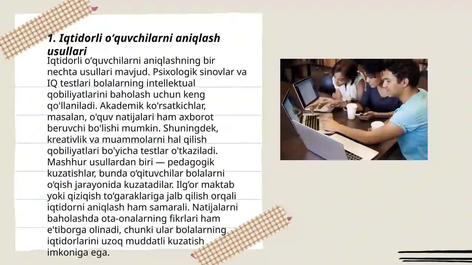 Iqtidorli oʻquvchilar bilan ishlash 3