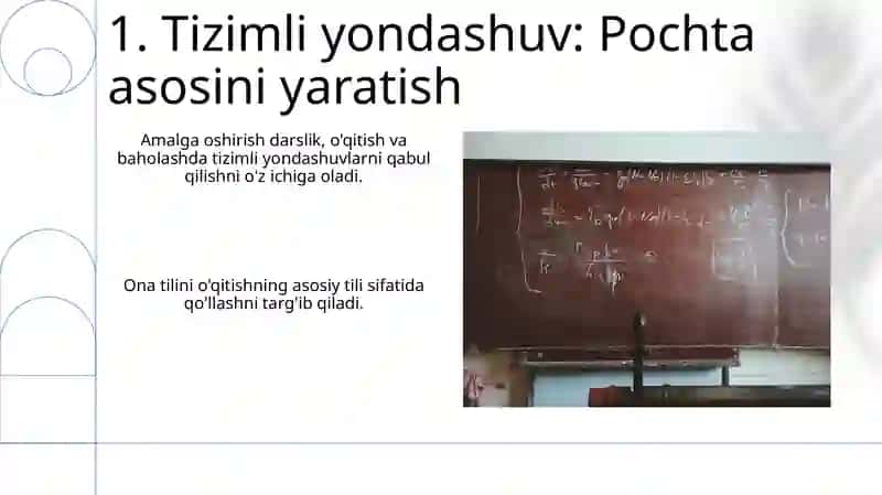 Ta’limning tizimlilik va izchillik prinsplarini ona tili bo‘yicha amalga oshirish 3