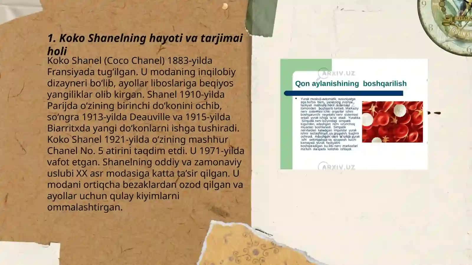 Koko Shanel ijodiy faoliyati haqida taqdimot 3