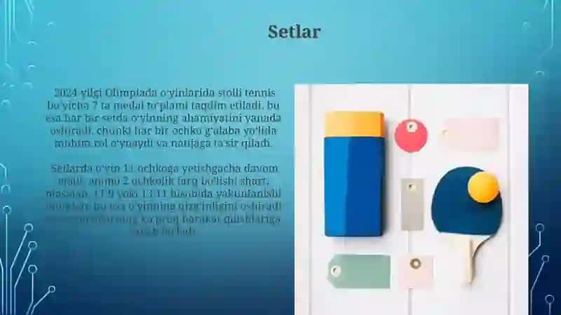 Stol tennis õyin qoidalari 3