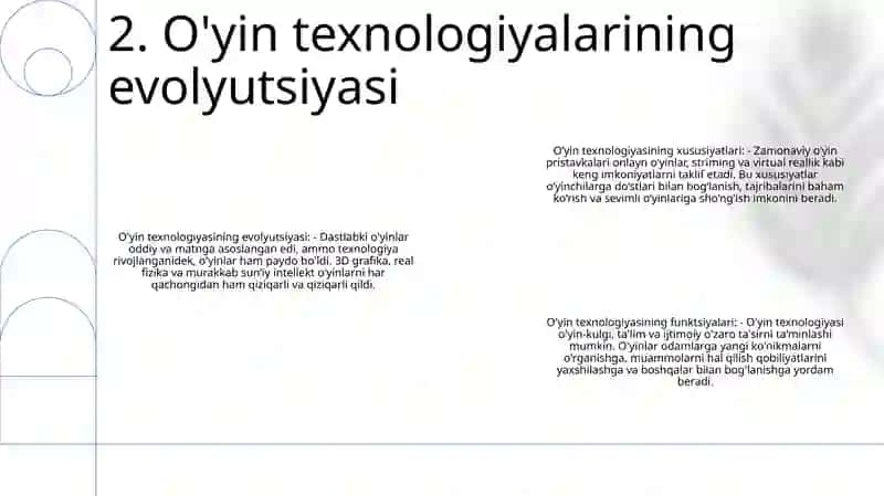 O'yinli Texnologiyalar Va Ularning Funktsiyalari 3