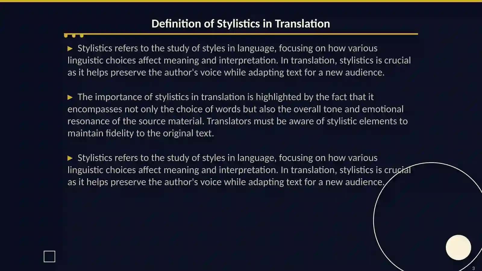 Stylistik tarjimadan stilistik muammolari 3