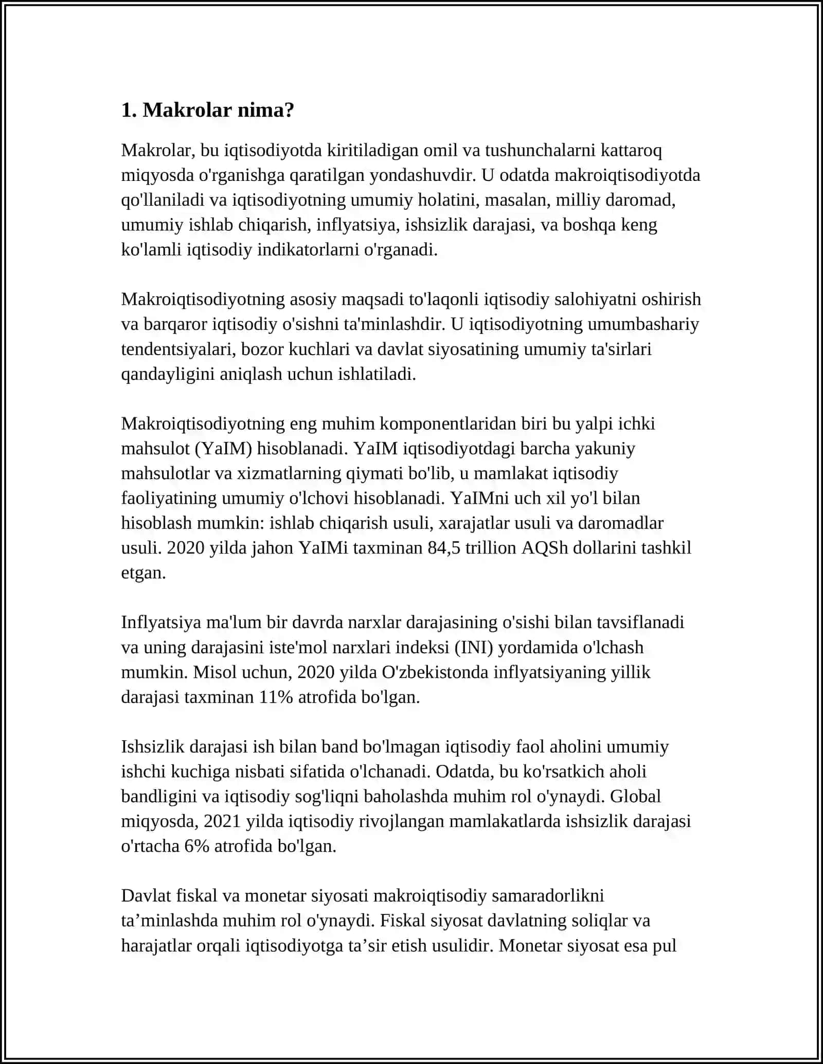 MS ACCESS DA MAKROBUYRUQLAR (MAKROSLAR) 3