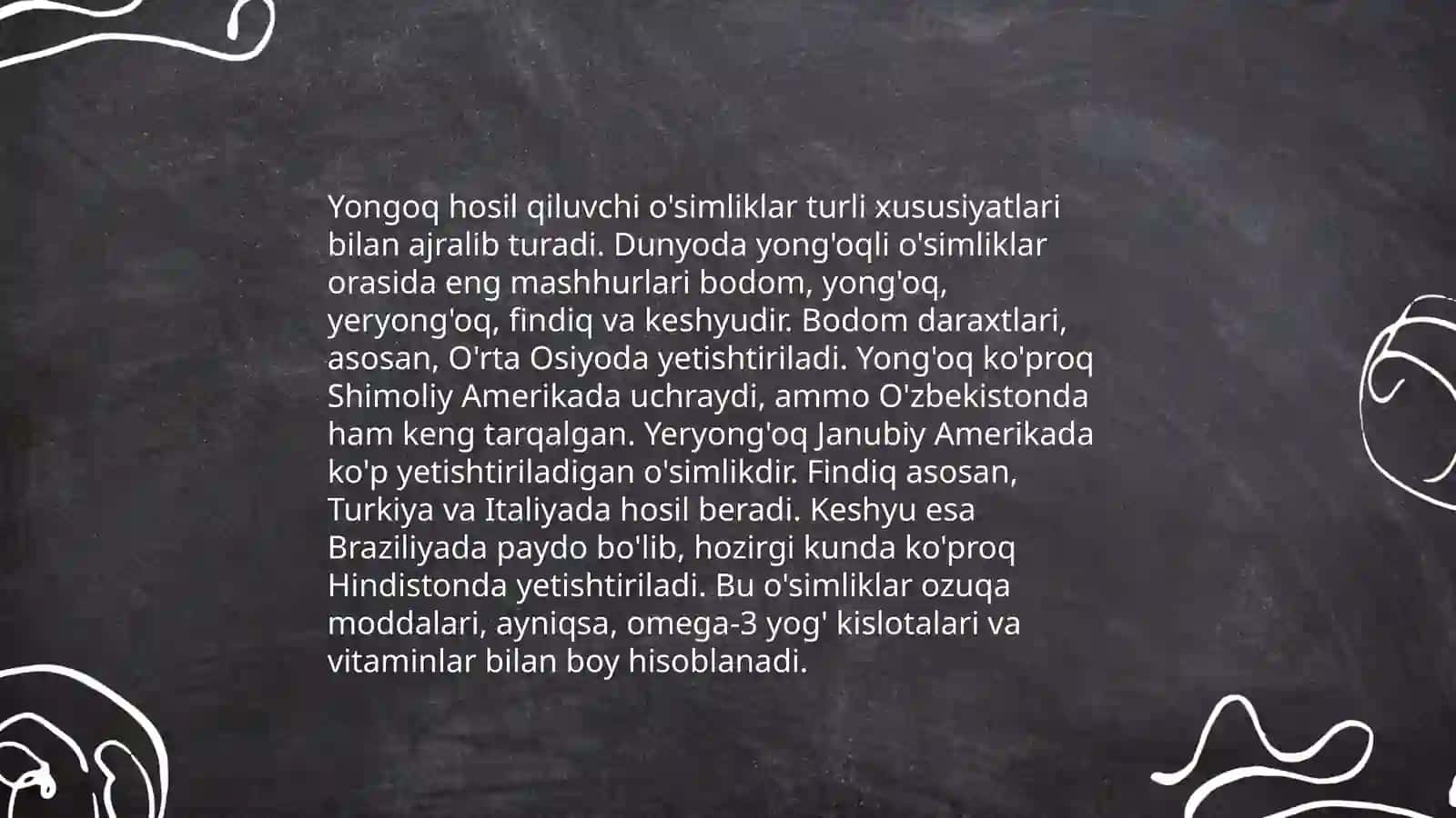 Yongoq morfologiyasi va rivojlanishi 3