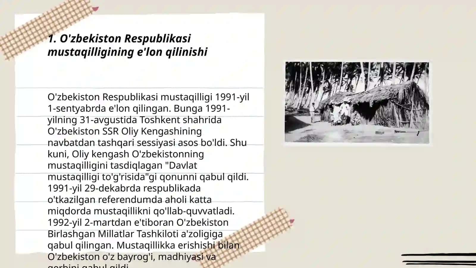 O'zbekiston Respublikasi tarixiy ahamiyati 3