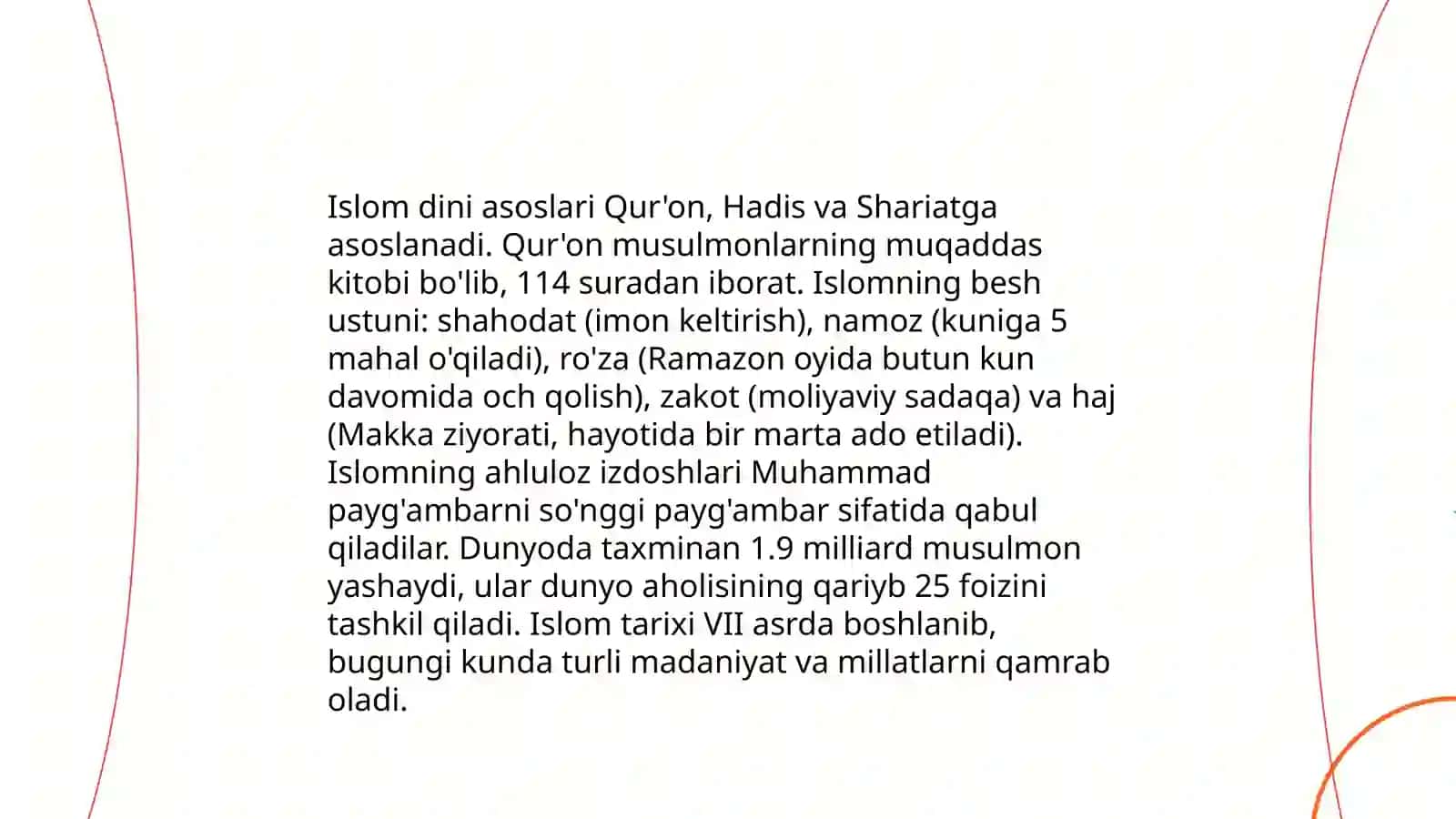 Islom dinining aqidaviy yo'nalishi va maktablari 3