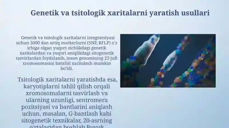 Genetik va tsitologik xaritalarni yaratish usullari 3