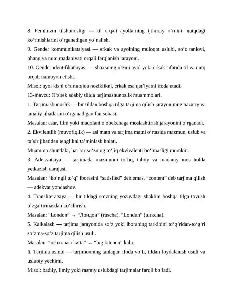 O'zbek tilshunosligi Terminologiyasi 3