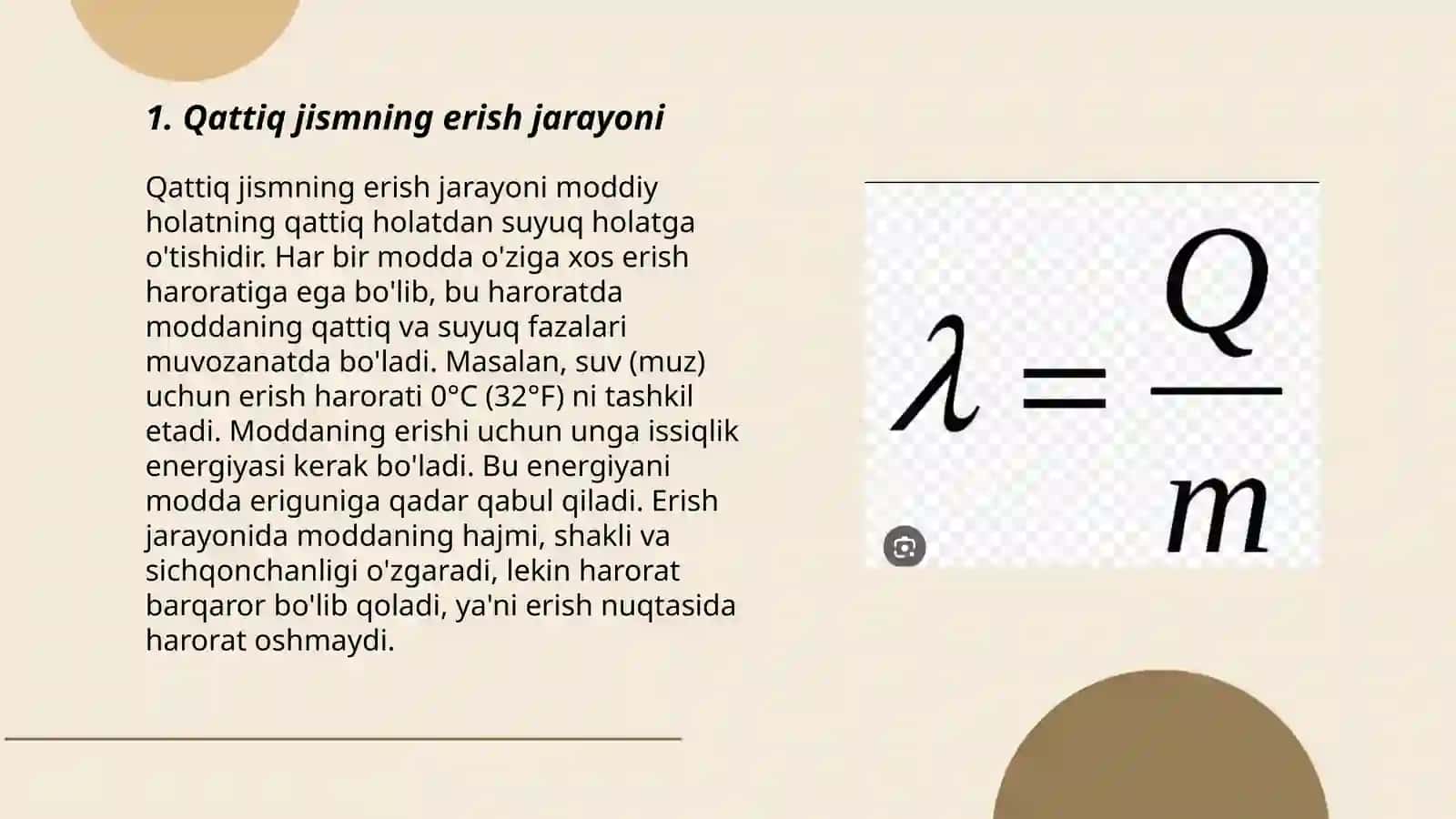 Qattiq jismlarning erishi va qotishi 3