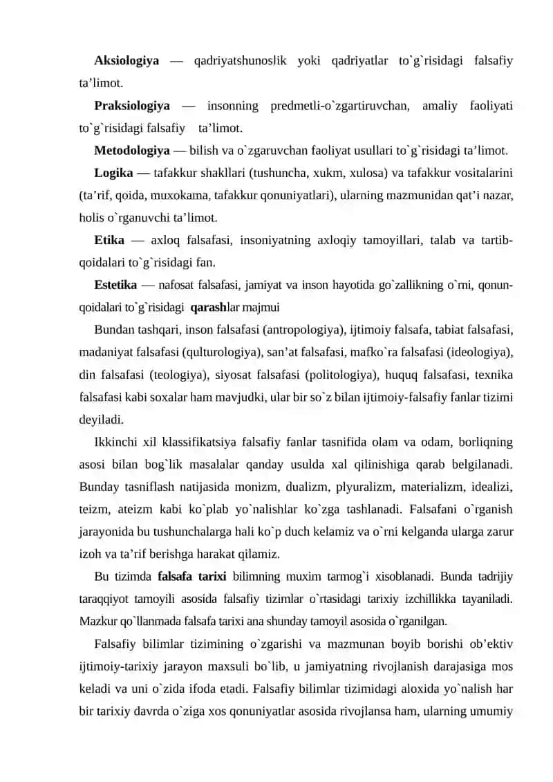 Falsafiy bilimlar tizimi 3