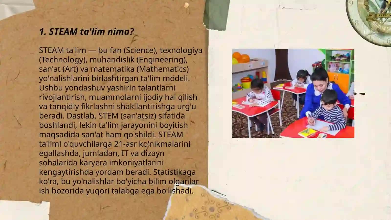 Maktabgacha taʼlimda STEAM yondashuvi 3