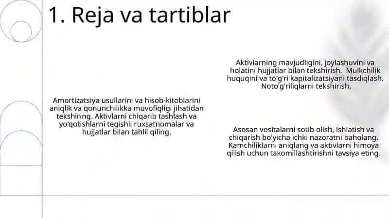 Asosiy vositalari auditi 3