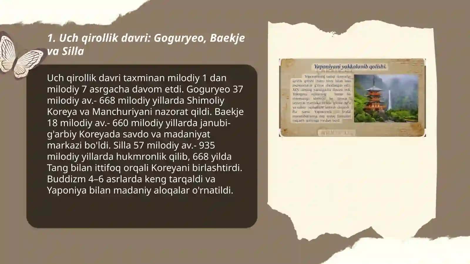 Orta asrlarda Koreya va Yaponiya xalqlari 3