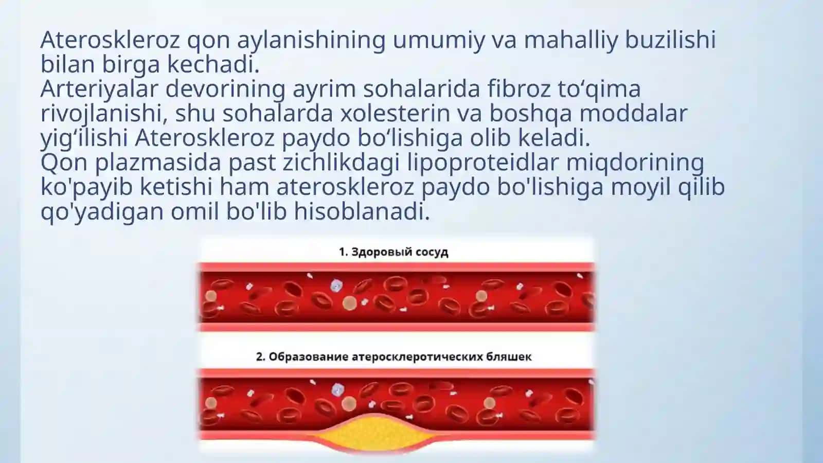 Ateroskleroz.Xafaqonlikkasalligi.Yurakishemikkasalligi.Patomorfologiyasi 3