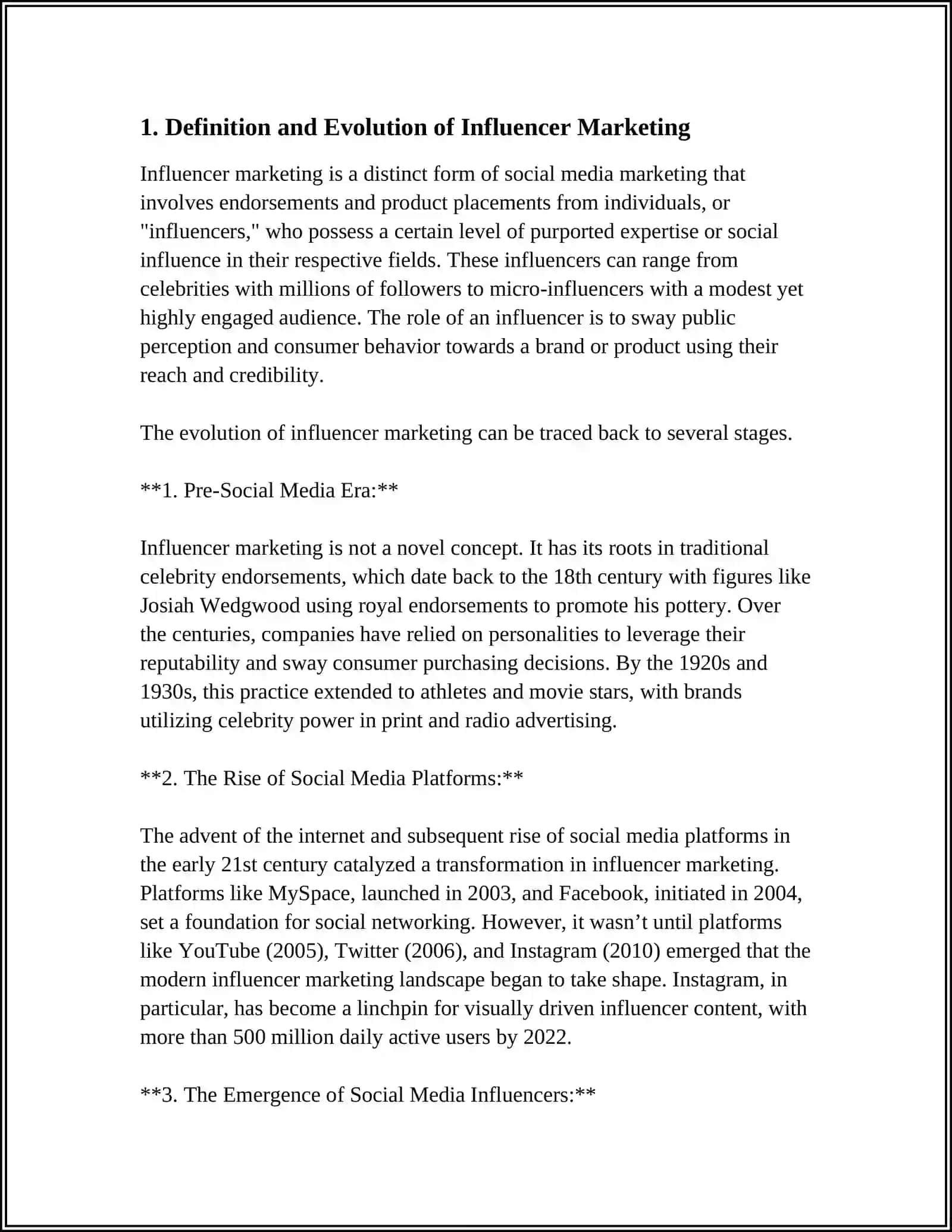 INFLUENCER MARKETING: THE POWER OF SOCIAL MEDIA ADVERTISING 3