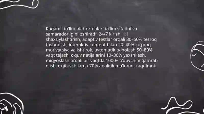 Innovatsion texnologiyalar ta'lim sifatini oshirish manbai sifatida 3