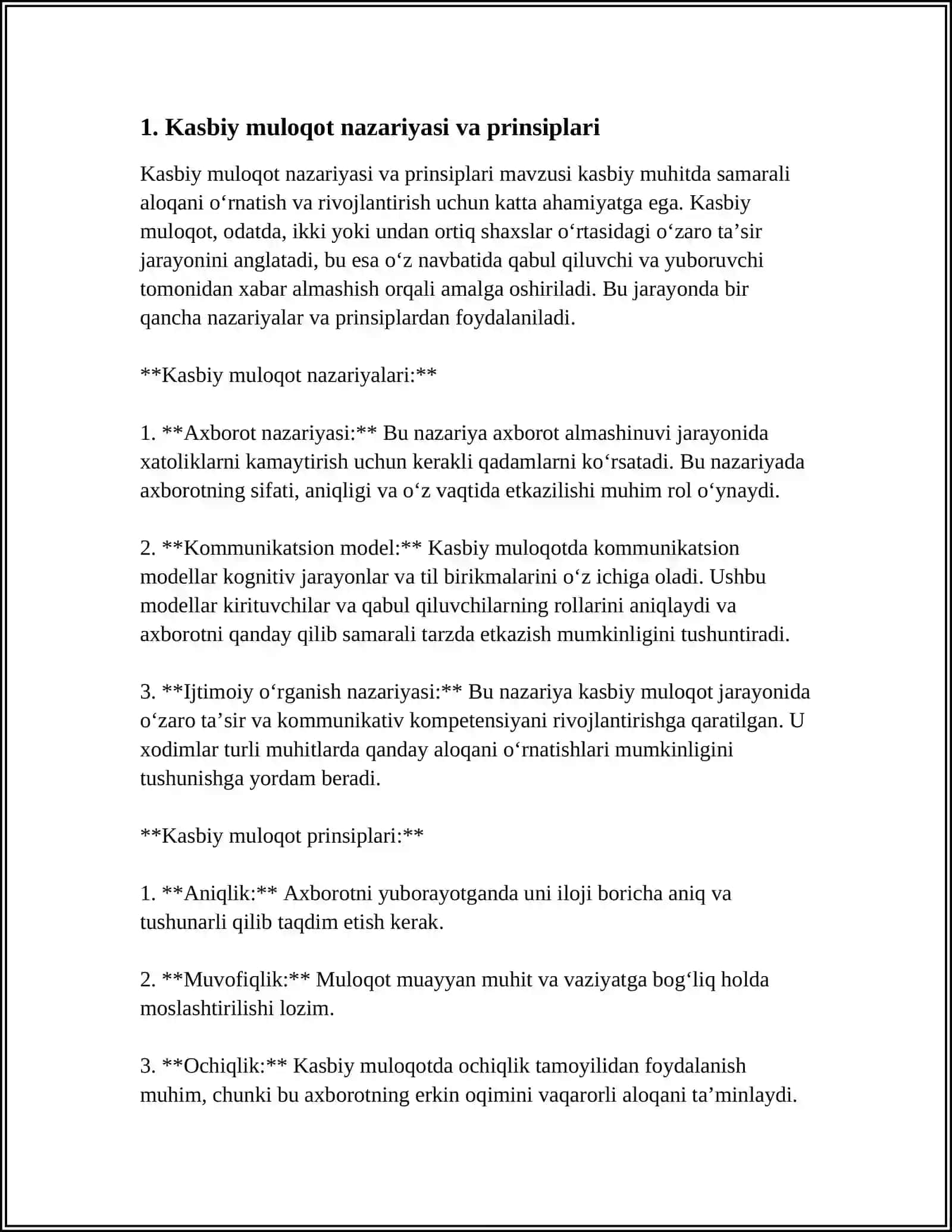 PROFESSIONAL MULOQOT TILI VA YOZUVI 3