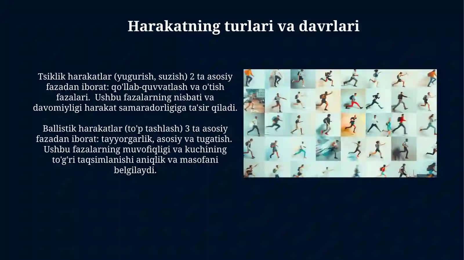 Harakatning turlari va davrlari 3