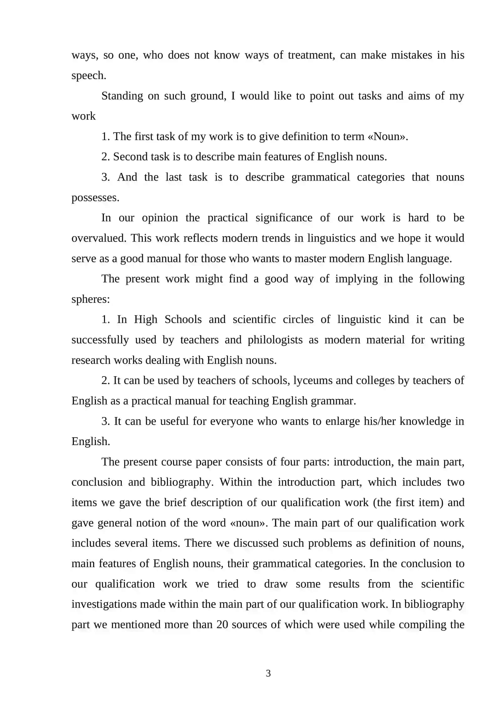 The Problem of Category of Gender in Nouns in Modern English 3