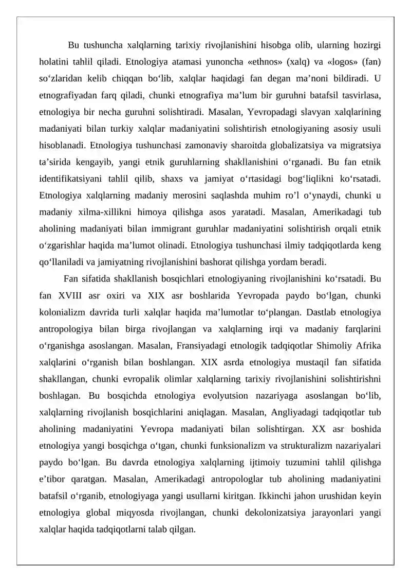 Etnologiya, etnogenez, etnik tarixga oid atama va tushunchalar 3