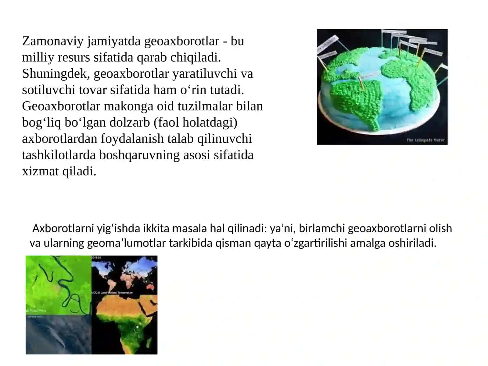 Tuproqshunoslikda Geografik Axborot Tizmlari uchun Ma’lumotlar 3