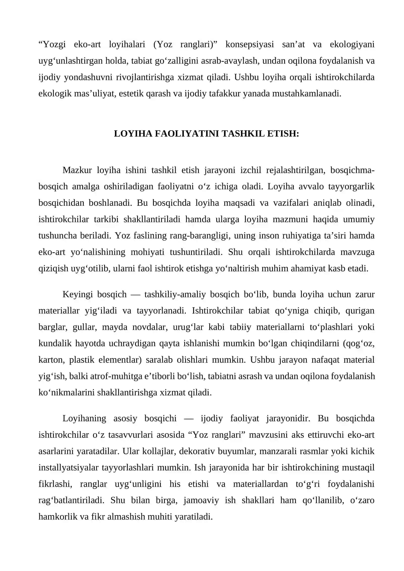 Yozgi eko-art loyihalari 3