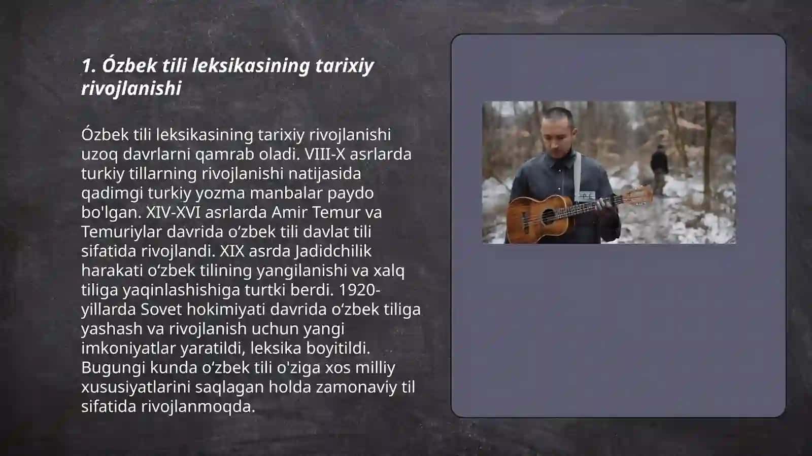 Ózbek tili leksikasining taraqqiyot bosqichlari 3