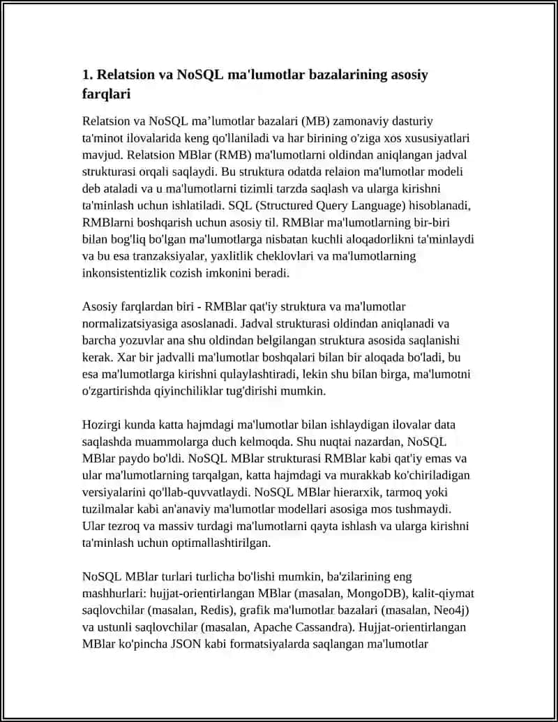 MA'LUMOTLAR BAZASI TURLARI VA ULARNING FARQLARI 3