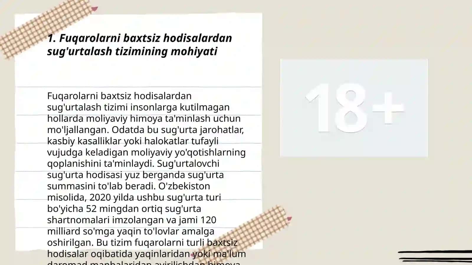 Fuqarolarni baxtsiz hodisalardan sug'urtalashning ijtimoiy- iqtisodiy zarurligi va uning huquqiy asoslari 3