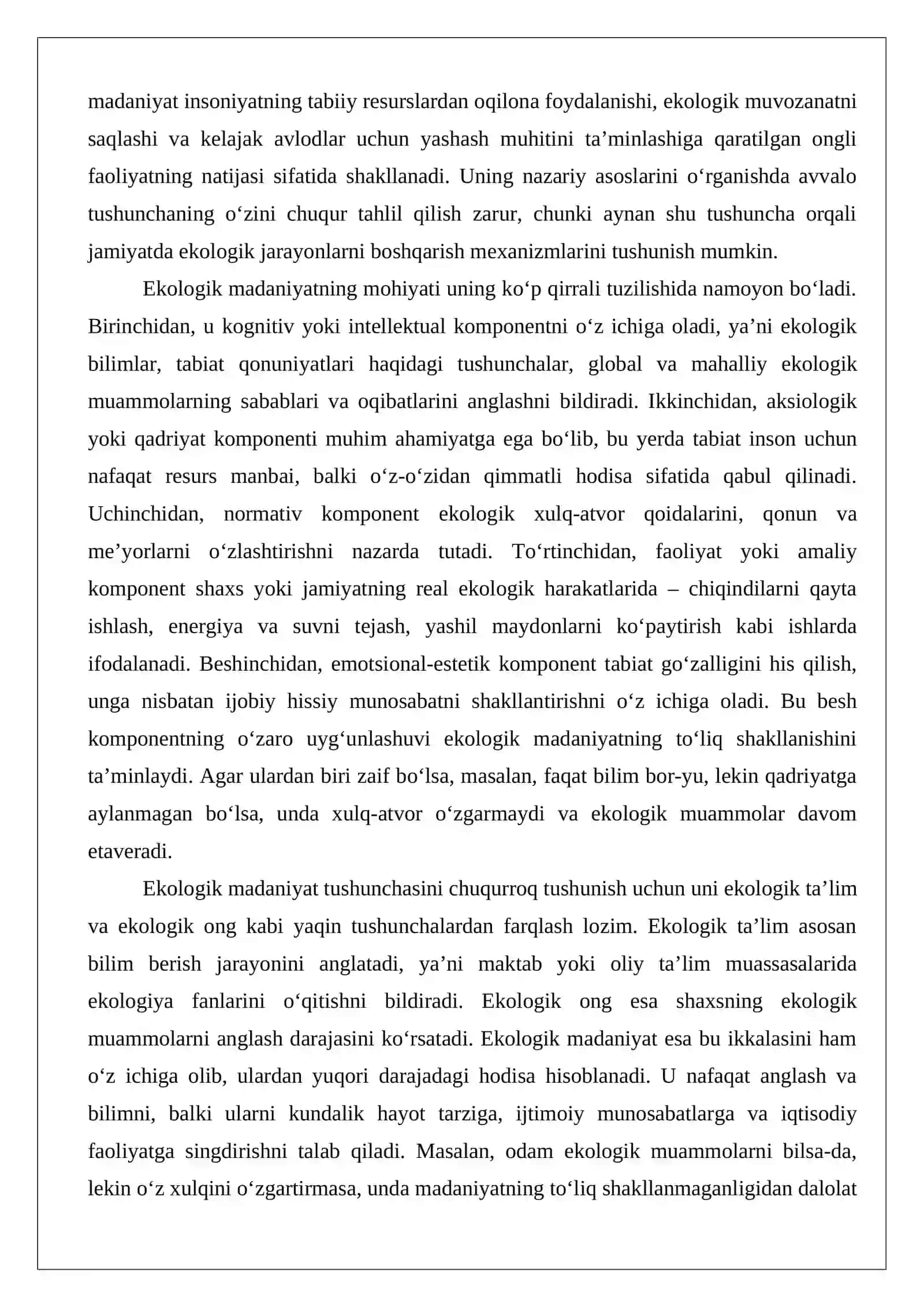 Aholi o‘rtasida ekologik madaniyatni shakllantirish. 3